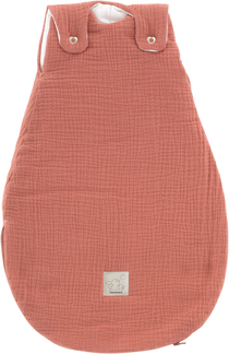 Außenschlafsack LIEBMICH Baumwollmusselin aprikose, Größe 62/68