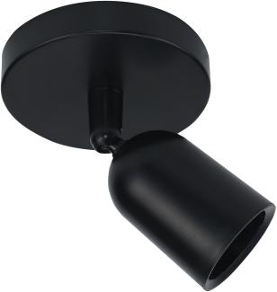 Deckenspots schwarz SOLIS SPOT GU10 SOCKEL 230V IP20 120x145 mm