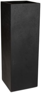 Pflanzsäule Polystonestyle - Anthrazit - Höhe: 100cm