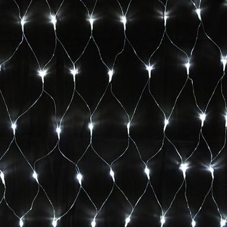 160er LED Lichternetz Lichterkette Außen Innen Party Weihnachtsbeleuchtung weiß