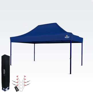 Festzelt 3x4,5m - ohne 3 Wänden - Blau