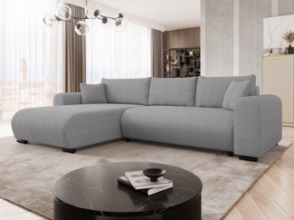 Ecksofa Merkos Cord (Farbe: Poso 110)