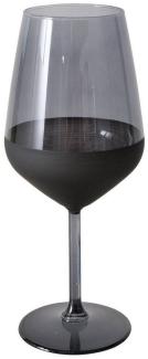 Weinglas MOLUNA, schwarzes Glas