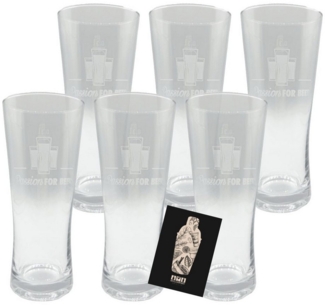 Passion for Beer Bierglas Set – 6 hochwertige Biergläser - 0,3L / 0,25L geeicht