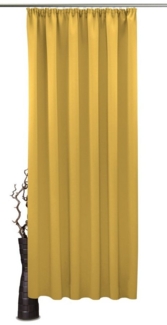 VHG Verdunkelungsvorhang Leon, Kräuselband (1 St), verdunkelnd, Polyester, Verdunklungsvorhang