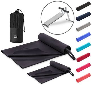 Blumtal Handtuch Fitness Handtuch im 2er Set, Mikrofaser Sporthandtuch Fitnessstudio, Mikrofaser (2-St), 80 x 40 cm