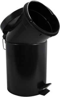 MSV Treteimer Mülleimer Kosmetikeimer Abfalleimer 5 Liter - Schwarz