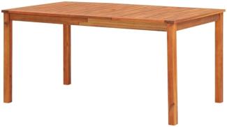 vidaXL Gartentisch 150x90x74 cm Massivholz Akazie 45962