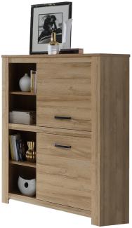 Wohnzimmerschrank Hauke 7 Alteiche 112 x 144 x 43 cm Esszimmerschrank