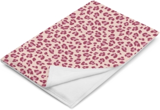 DECALVIBES Tagesdecke Kuscheldecke Leopard Purple - 152 x 203 cm