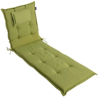 LILENO HOME Liegenauflage perfekt für Strandliegen, Sonnenliege Auflage, Gartenliege Auflage, (1er Set), Polsterauflage Grün, Auflagen für Gartenliegen