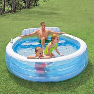 Intex Swim Center Pool Aufblasbar Family Lounge Pool 57190NP 3202798