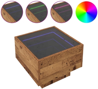 vidaXL Couchtisch Altholz 40 x 40 x 30 cm Holzwerkstoff 879656