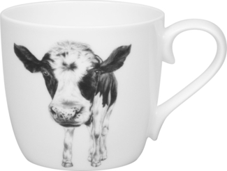 KÖNITZ 1120572863 Becher Amazing Animals - Kuh 425 ml aus Bone China Porzellan