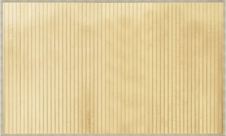 vidaXL Teppich Rechteckig Hell Natur 60x100 cm Bambus 376831