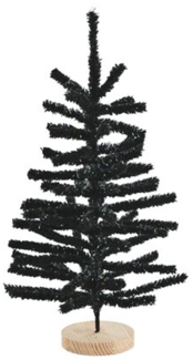 Gift Company Silva Deko-Weihnachtsbaum beflockt H45 cm schwarz