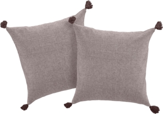 LeGer Home by Lena Gercke Kissenbezug Jada, (2 Stück), Kissenhülle ohne Füllung, 2-er Set, modern und zeitloses Design, 50x50