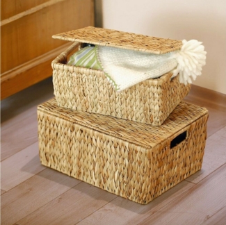 Home-trends24. de Aufbewahrungskorb Universaltruhe klein Aufbewahrung Organizer Korb Deko Bodenkorb