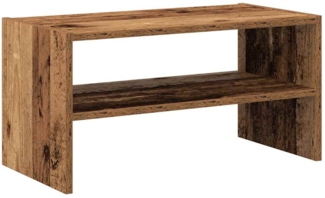 vidaXL Schuhregal Stapelbar Altholz-Optik 60x30x30,5 cm 858871