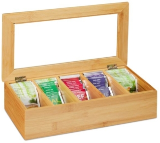 Teebox Bambus 5 Fächer 10032168