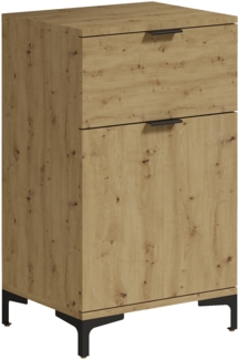 Kommode Lenea Stauraumschrank 50cm Artisan Eiche 1-türig
