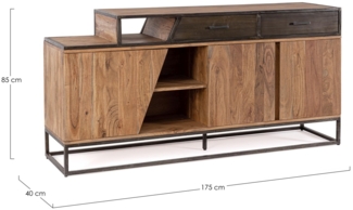 Sideboard Janak aus Akazienholz, 175 cm