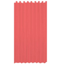 Voile Schlaufenschal 140x245cm rot