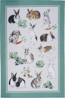 Ulster Weavers Geschirrtuch Rabbit Patch, (Set, 1-tlg, Set), perfekte Ergänzung für Ihre Küche, 100% Baumwolle, 48x74 cm