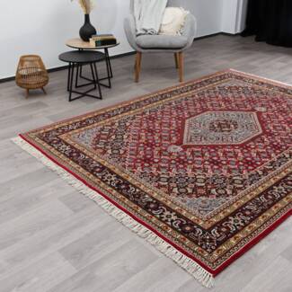 Orientteppich Bidjar fein, Farbe: Rot, Größe: 90x160 cm