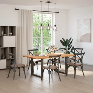 vidaXL Esstisch Hellbraun 180x100x74 cm Massivholz Eiche Rechteckig 3304475