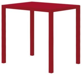 Kleiner Esstisch Quatris 80x60x75 cm rot