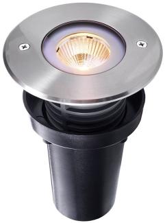 Deko Light Tall COB I WW Bodeneinbaustrahler Außen LED silber IP67 720lm 3000K >80 Ra 25° Modern