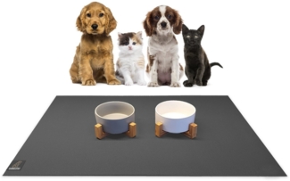 Sanozoo Napfunterlage Öko-Tex & Made in Germany, 2-St, für Hunde & Katzen in Eckig, Rund, Halbrund oder Eckrund