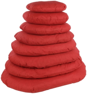 Flamingo Tierkissen Hundekissen Firenze oval rot