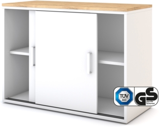 ASSMANN Schiebetürenschrank Allvia Eiche Natura 100x44x73cm Holz