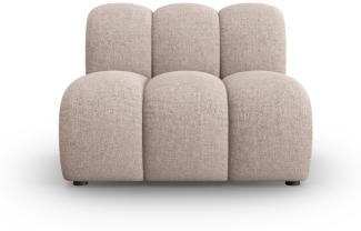 Micadoni Modul Armlos Lupine 1-Sitzer Chenille Beige