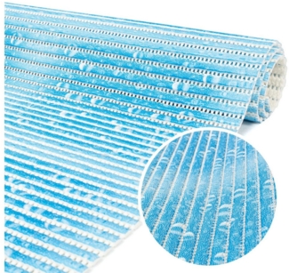 ANRO Schaum-Badematte Antirutschmatte Weichschaummatte Badezimmer Premium, Höhe 5 mm, strapazierfähig, Drainage Effekt, Rillen, wasserdurchlässig, rutschhemmend, pflegeleicht, Weich, fußbodenheizungsgeeignet, schnell trocknend, Rutschhemmend, mit Drain...