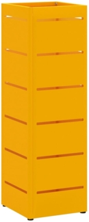 vidaXL Sonnenschirmhalter Senf 15,5 x 15,5 x 49 cm Metall 868515