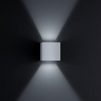 helestra SIRI 44 Wandleuchte IP54 silbergrau #A28242.46