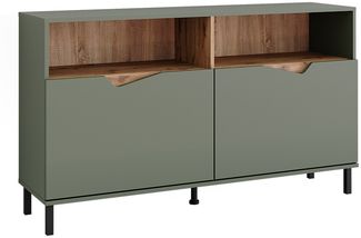 Kommode Marelle Grün/Artisan 140 x 81.3 cm mit 2 Türen Vicco
