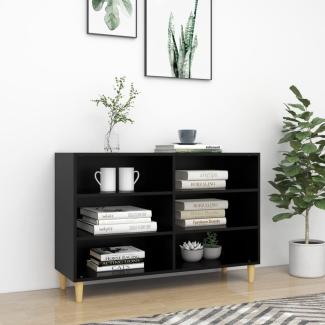 vidaXL Sideboard Schwarz 103,5 x 35 x 70 cm Spanplatte [806032]