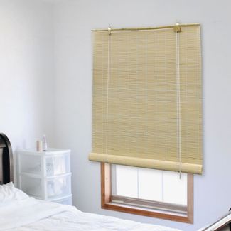 vidaXL Bambusrollo, Hellbraun, 80 cm x 2,2 m, 1 Rollo