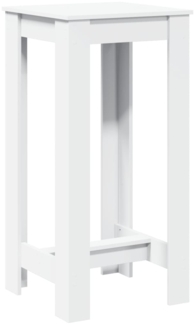 vidaXL Bartisch Weiß 51x50x103,5 cm Holzwerkstoff 854400