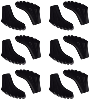 MSports® Trekking-Stöcke Nordic Walking - Trekking Pads - 12 Stück / 6 Paar