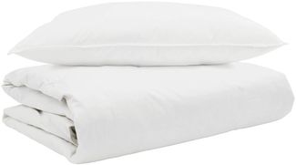 vidaXL Sommerdecke mit Kissen 2 pcs Weiß Daunenfeder 3376204