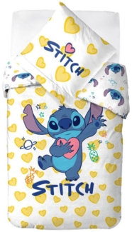 Carbotex Bettwäsche Disney Lilo & Stitch - Wende-Bettwäsche-Set, 135x200 & 80x80, Baumwolle, 100% Baumwolle
