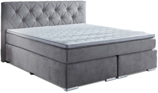 BAKER Boxspringbett 180x200, BX2100 K50470-710, Härtegrad: H2/H3, 2x Basisgestell mit Taschenfederker