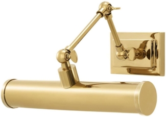 Casa Padrino Wandleuchte Gold 28,5 x 24 x H. 20 cm - Luxus Wandlampe