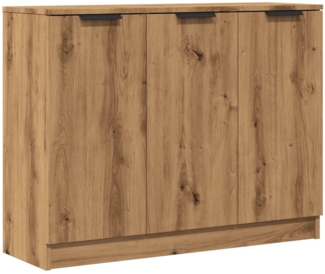 vidaXL Sideboard Artisan-Eiche 90,5x30x70 cm Holzwerkstoff 856843