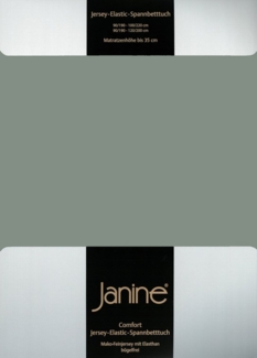 Janine Spannbettlaken ELASTIC 5002, Jersey-Elasthan, Gummizug: rundum, (1 Stück), für Matratzen bis 35 cm Höhe, 95% Baumwolle, hochwertig, langlebig